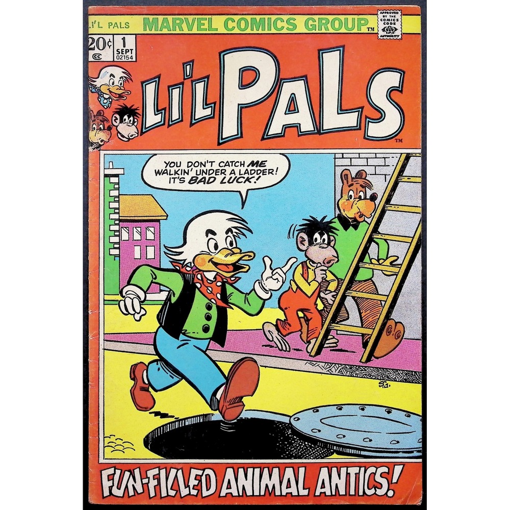Marvel Comic Lil' Pals #1 1st Issue Vintage Bronze Age Stan Lee‎ 1972